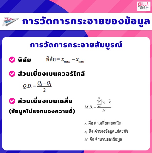 สรุปเนื้อหา สถิติคืออะไร พร้อมตัวอย่างข้อสอบ