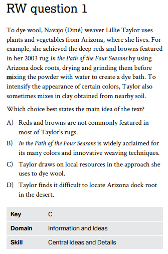 ตัวอย่างข้อสอบ SAT Verbal-1